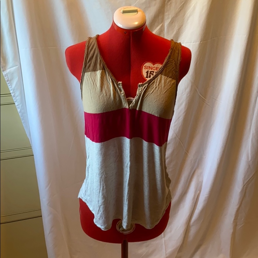 Aritzia Wilfred Striped Tank Sz M